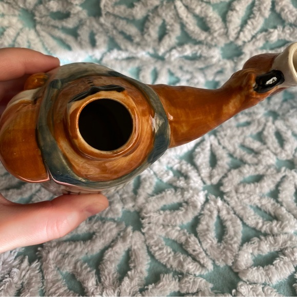 Vintage Decanter ceramic bartender figurine retro barware Asian vintage decanter - Picture 5 of 6